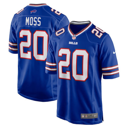 Buffalo Bills Zack Moss Draft Pick NFL jersey front view