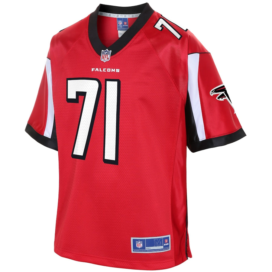 Atlanta Falcons Wes Schweitzer Big Tall NFL jersey front view