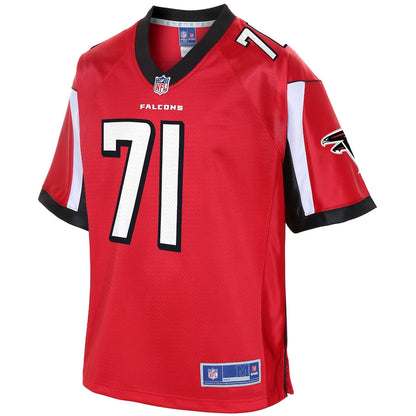 Atlanta Falcons Wes Schweitzer Big Tall NFL jersey front view