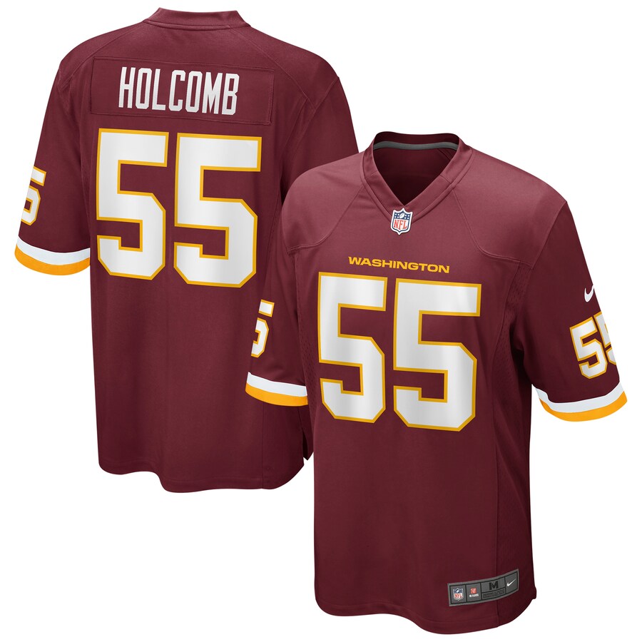 Washington Football Team Cole Holcomb NFL jersey front view