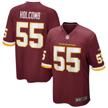 Washington Football Team Cole Holcomb NFL jersey front view