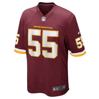 Washington Football Team Cole Holcomb NFL jersey front view