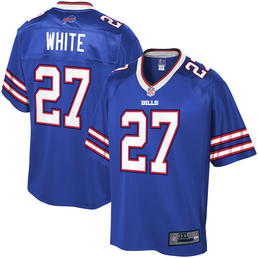 Buffalo Bills Tredavious Big Tall NFL jersey front view