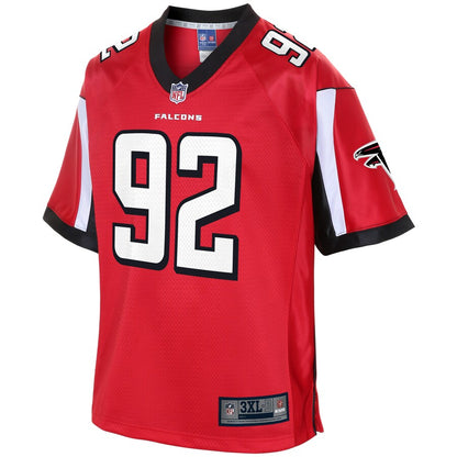 Atlanta Falcons Justin Zimmer Big Tall NFL jersey front view