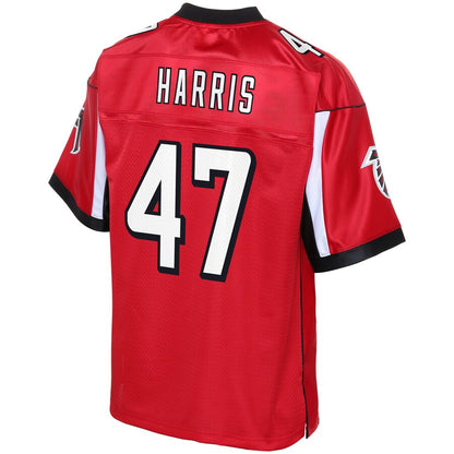 Atlanta Falcons Josh Harris Big Tall NFL jersey front view