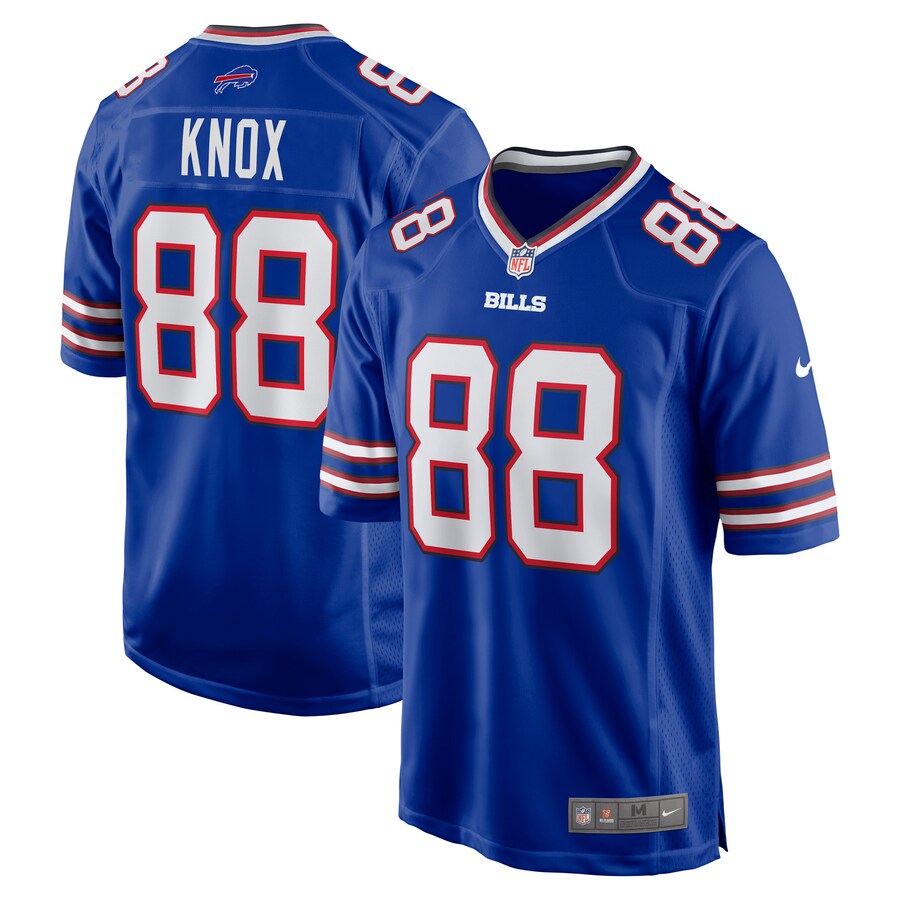 Buffalo Bills Dawson Knox NFL jersey front view