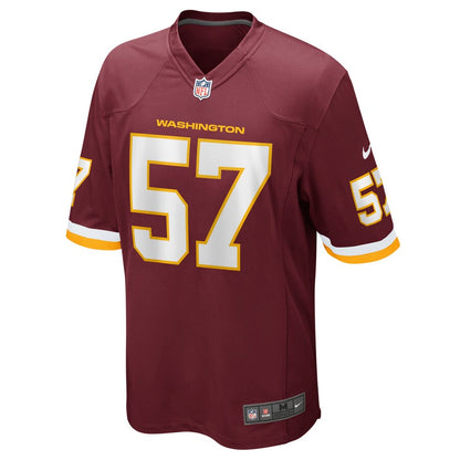 Washington Football Team Nick Sundberg NFL jersey front view