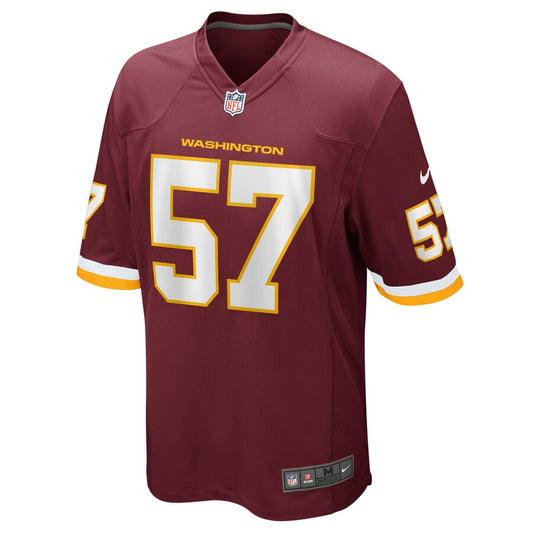 Washington Football Team Nick Sundberg NFL jersey front view
