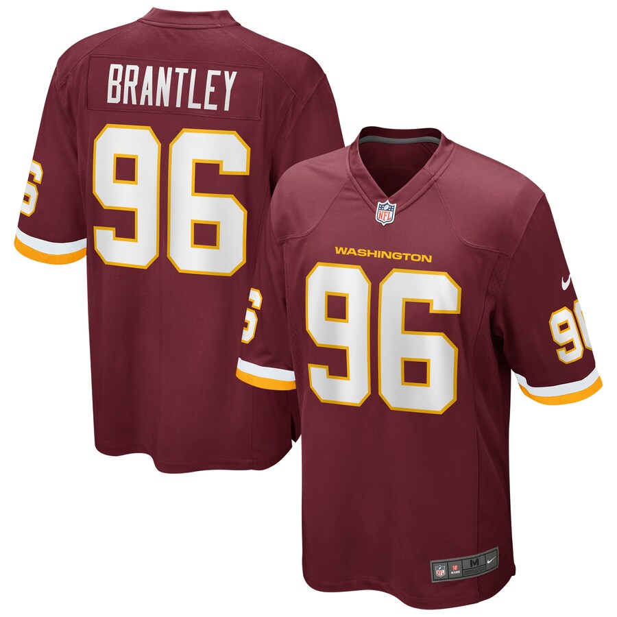 Washington Football Team Caleb Brantley NFL jersey front view