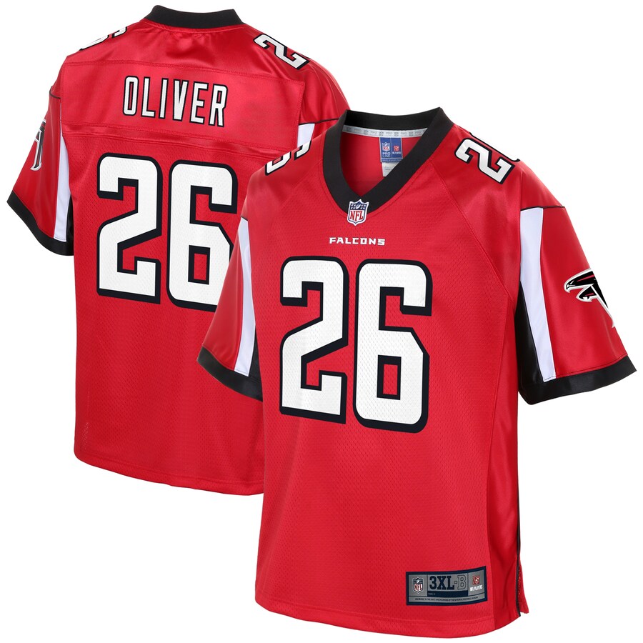 Atlanta Falcons Isaiah Oliver Big Tall NFL jersey front view