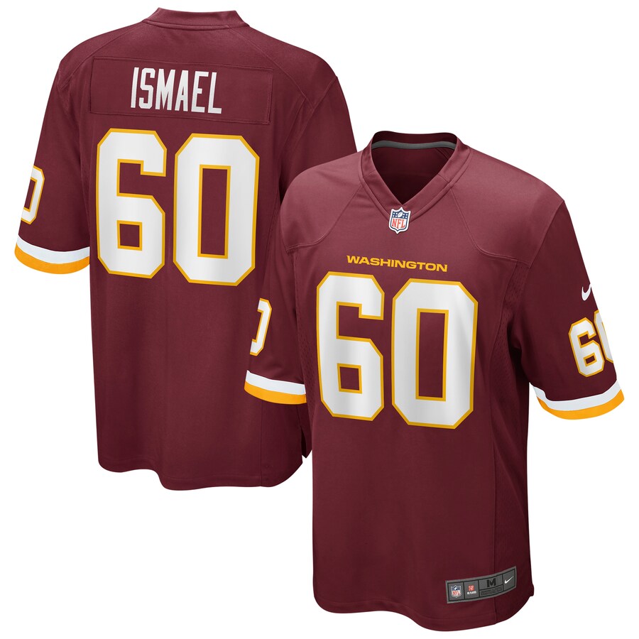 Washington Football Team Keith Ismael NFL jersey front view