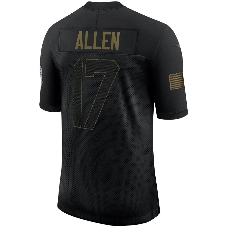 Buffalo Bills Josh Allen Salute To Service NFL jersey front view