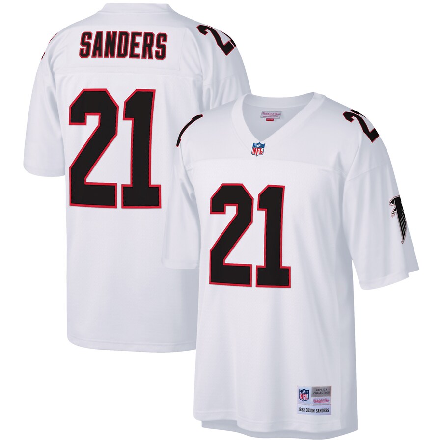 Atlanta Falcons Deion Sanders Legacy NFL jersey front view