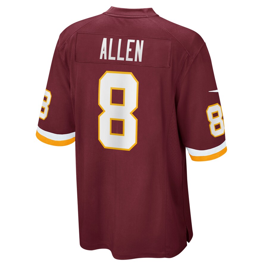 Washington Football Team Kyle Allen NFL jersey front view