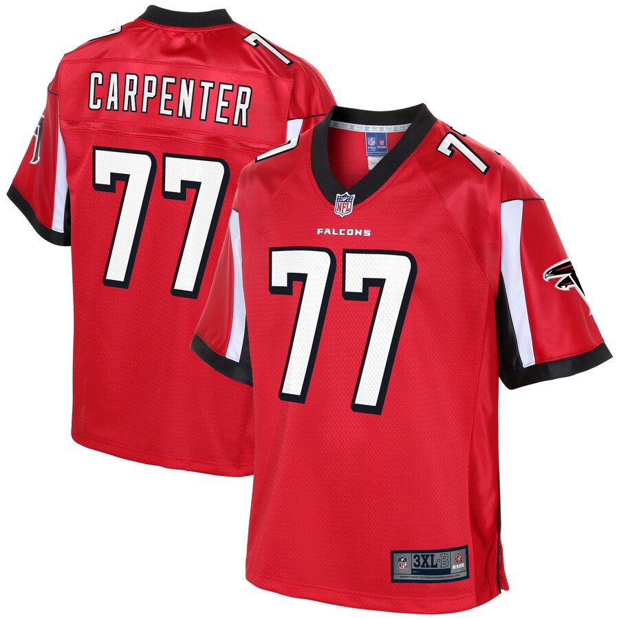 Atlanta Falcons James Carpenter Big Tall NFL jersey front view