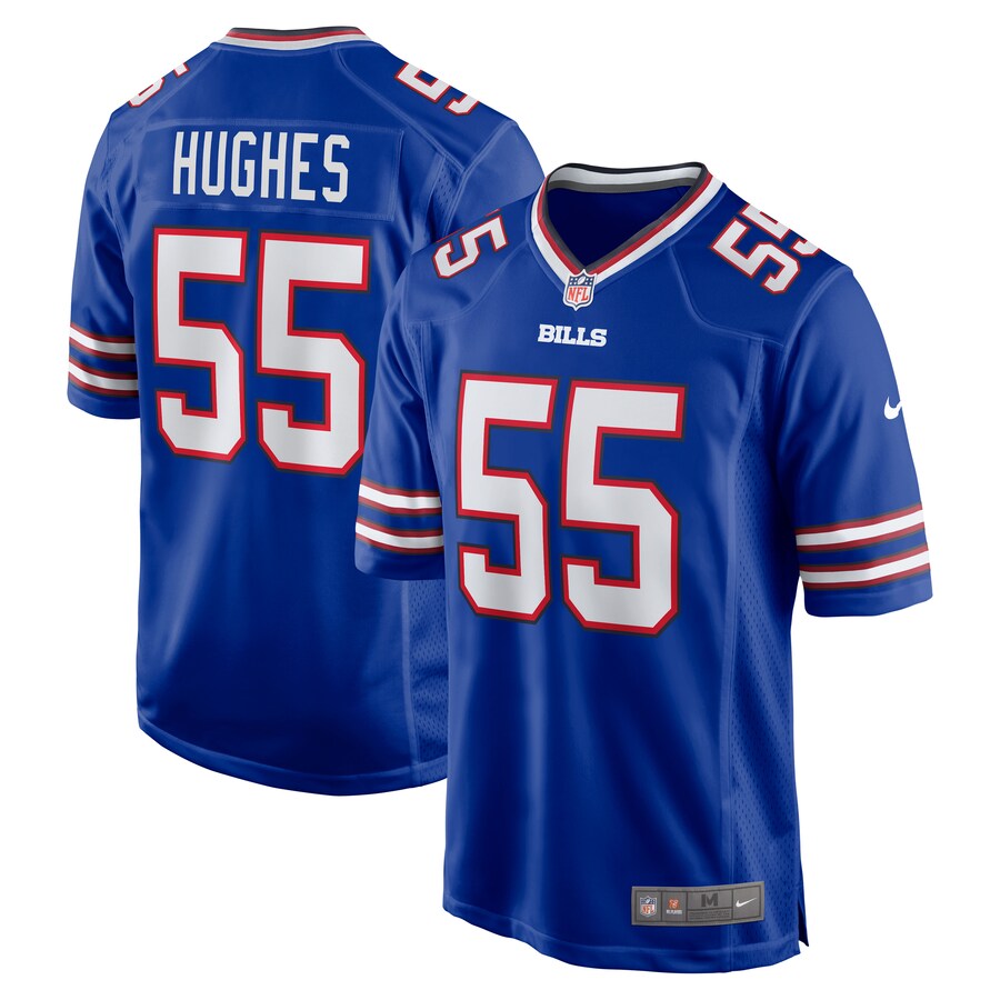 Buffalo Bills Jerry Hughes NFL jersey front view
