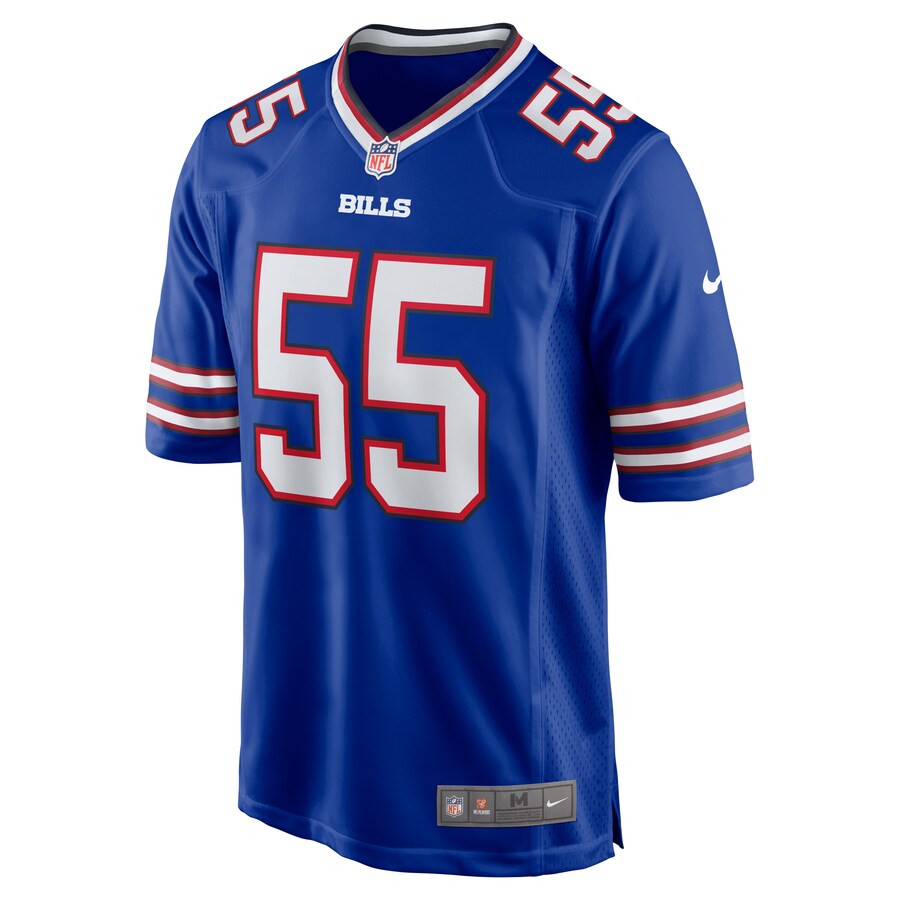 Buffalo Bills Jerry Hughes NFL jersey front view