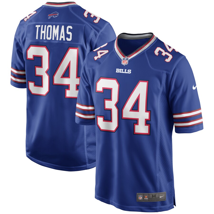 Buffalo Bills Thurman Thomas NFL jersey front view