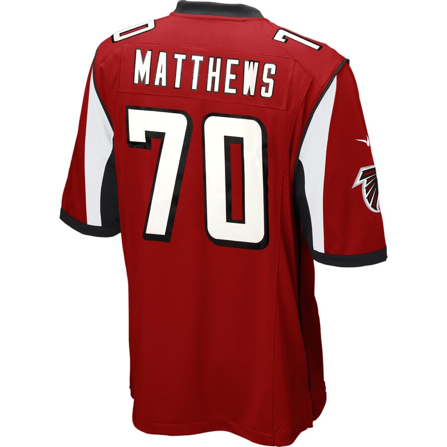 Atlanta Falcons S Jake Matthews NFL jersey front view