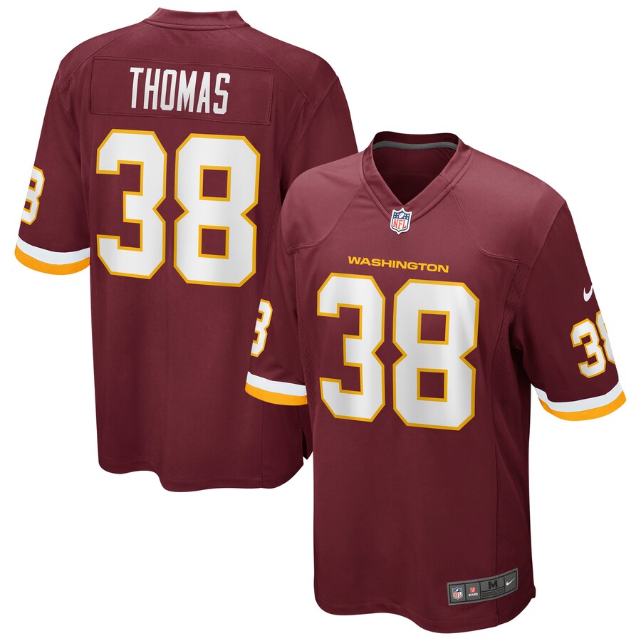 Washington Football Team Simeon Thomas NFL jersey front view