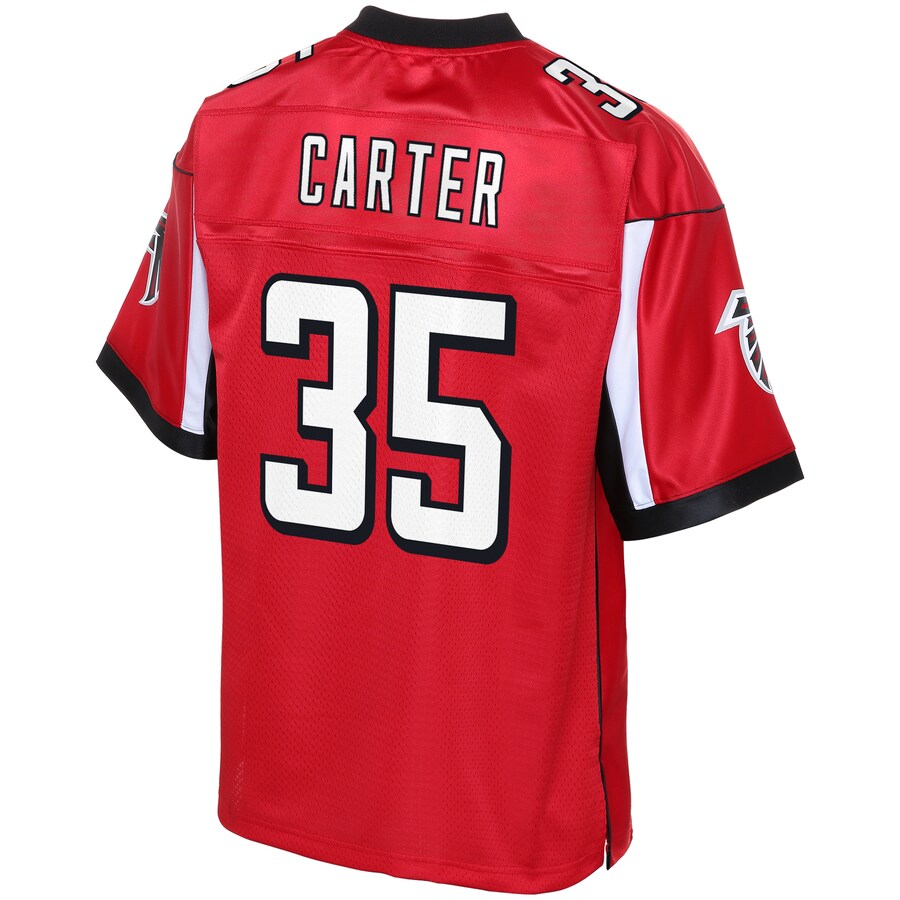 Atlanta Falcons Jamal Carter Big Tall NFL jersey front view