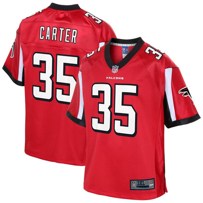 Atlanta Falcons Jamal Carter Big Tall NFL jersey front view