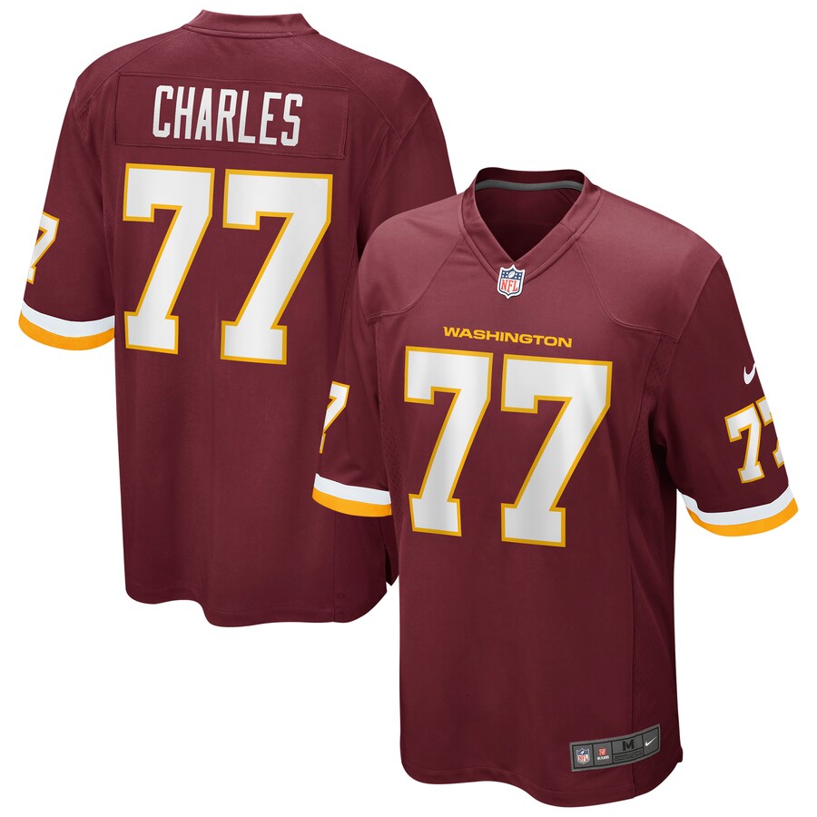 Washington Football Team Saahdiq Charles NFL jersey front view