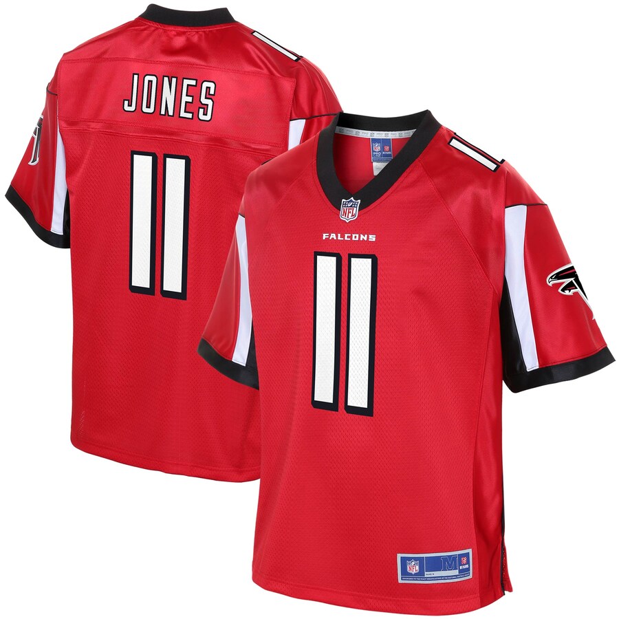 Atlanta Falcons Julio Jones Logo NFL jersey front view