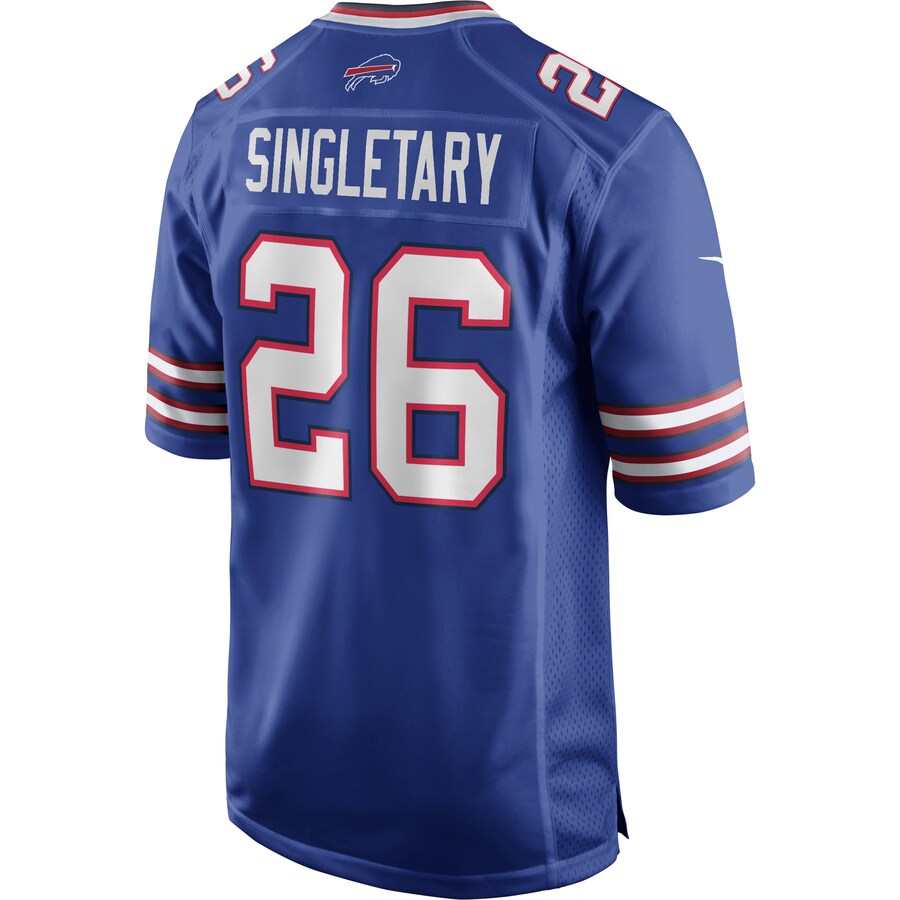Buffalo Bills Devin Singletary NFL jersey front view
