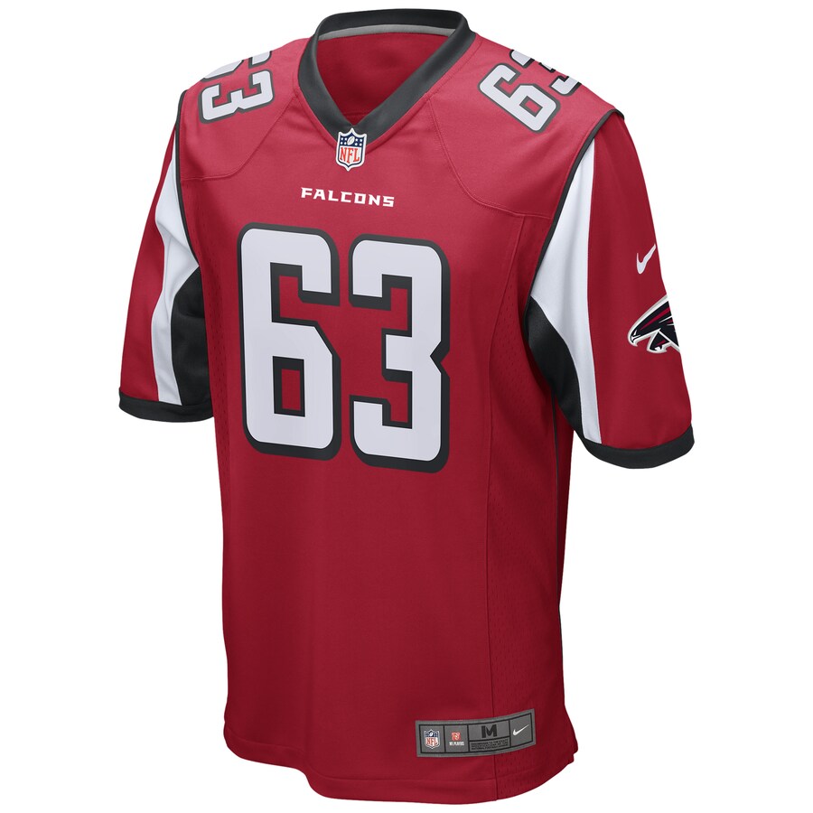 Atlanta Falcons Chris Lindstrom NFL jersey front view