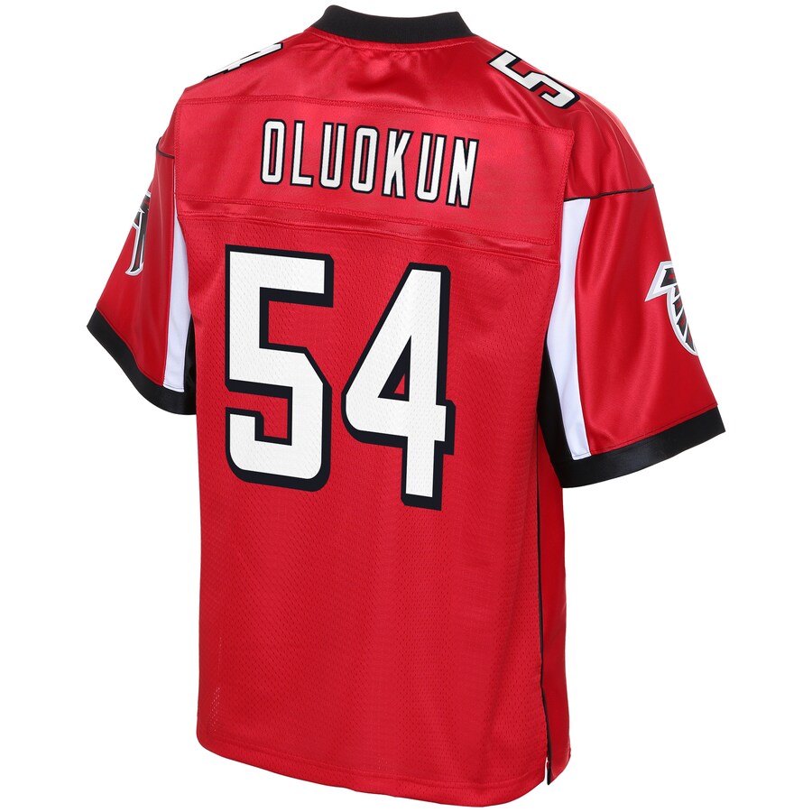Atlanta Falcons Foyesade Oluokun Big Tall NFL jersey front view