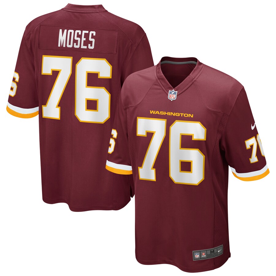 Washington Football Team Morgan Moses NFL jersey front view