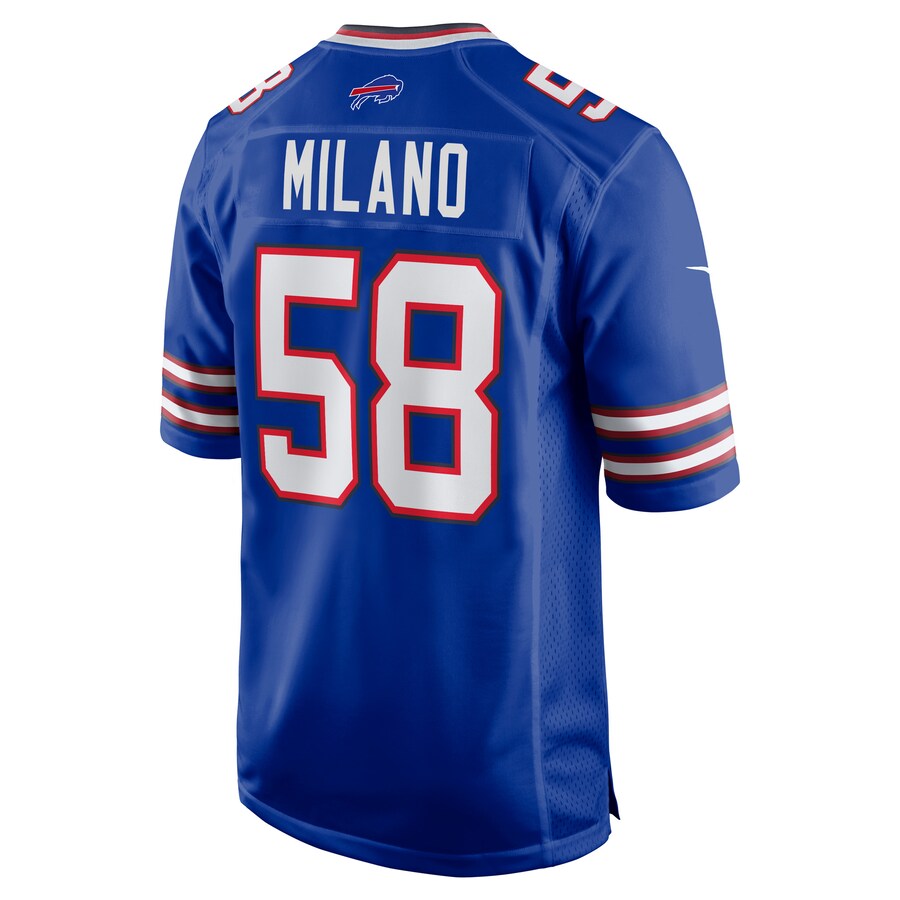Buffalo Bills Matt Milano NFL jersey front view