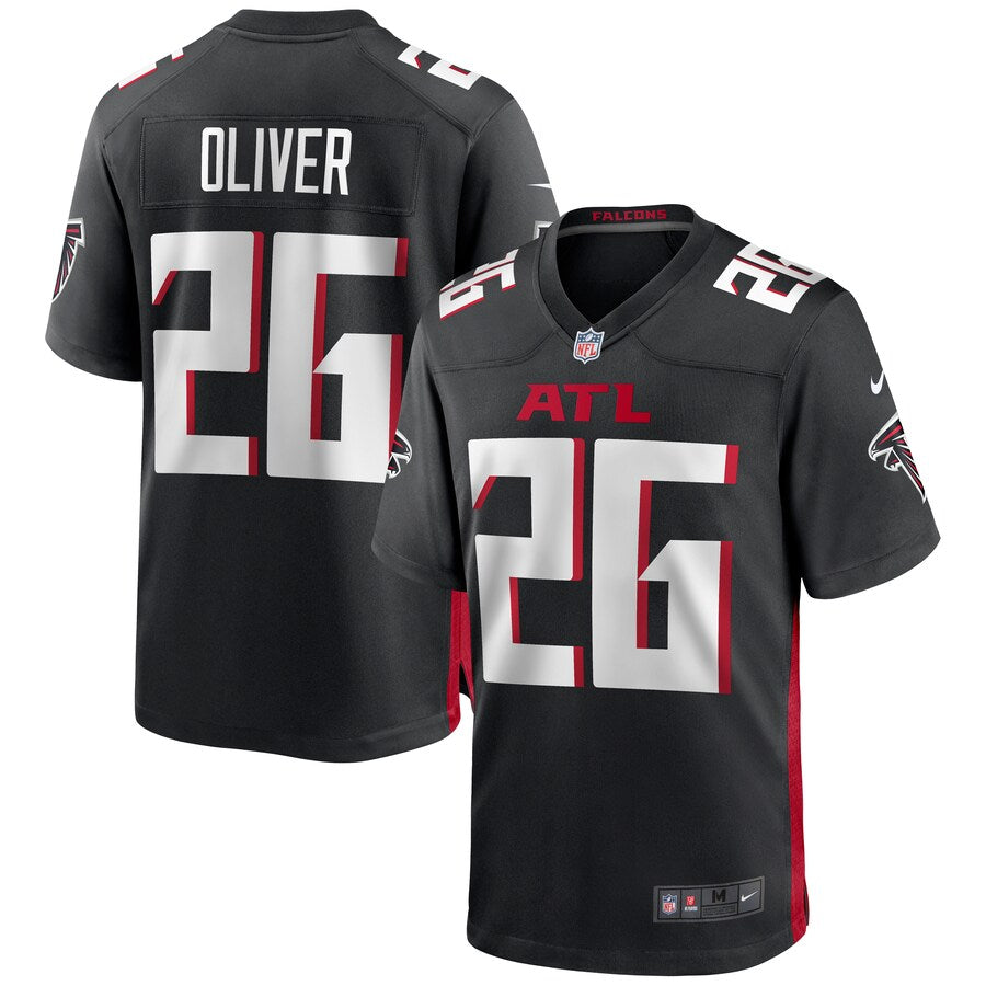 Atlanta Falcons Isaiah Oliver NFL jersey front view