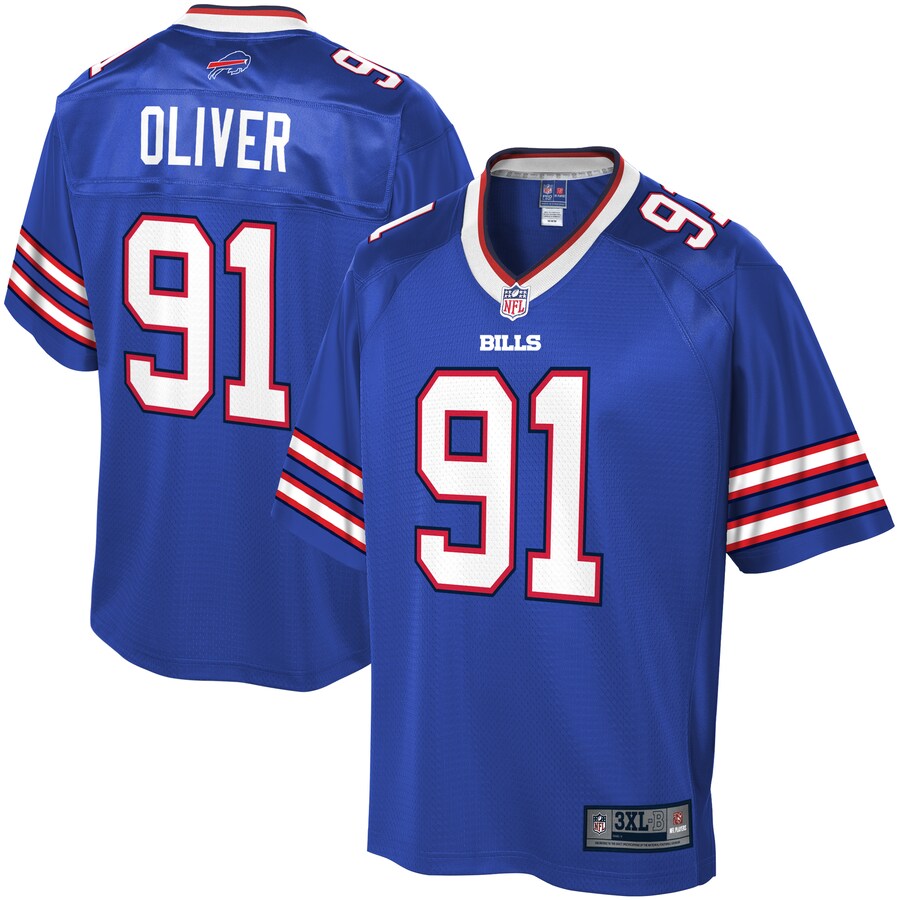 Buffalo Bills Ed Oliver Big Tall NFL jersey front view
