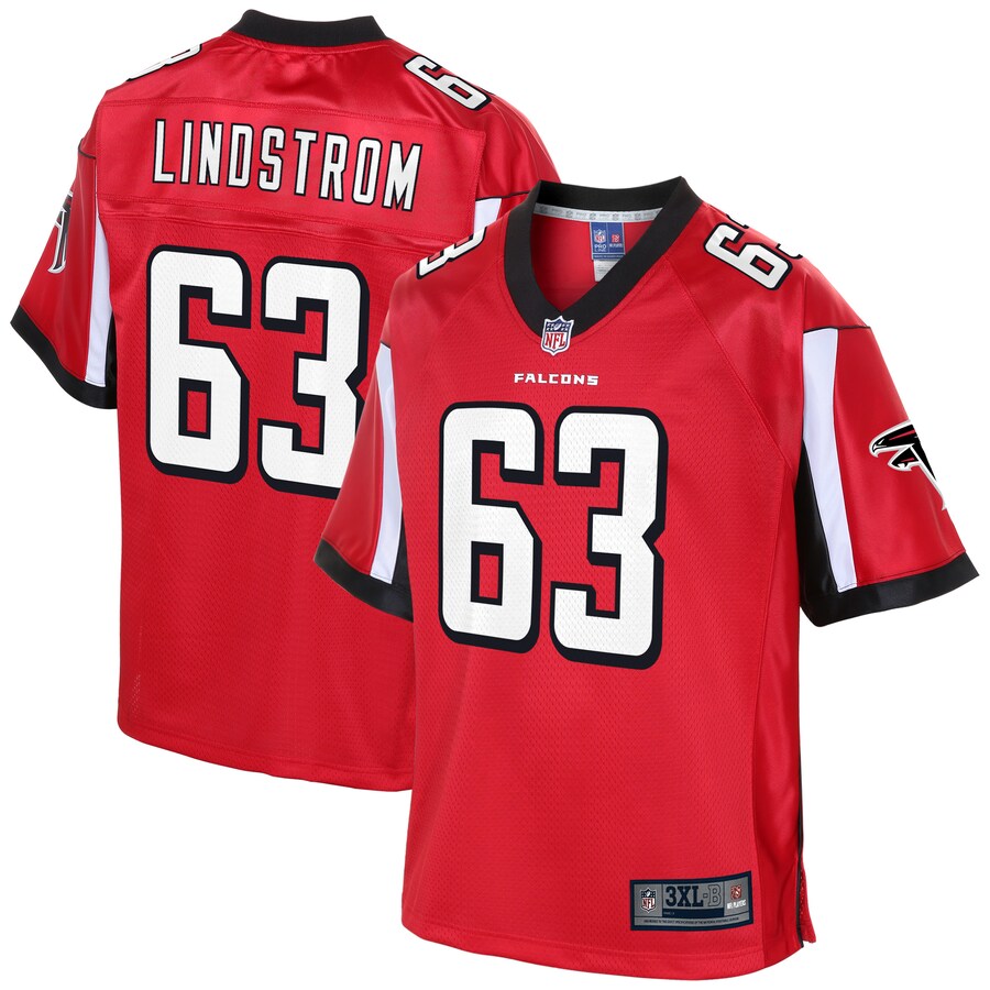 Atlanta Falcons Chris Lindstrom Big Tall NFL jersey front view