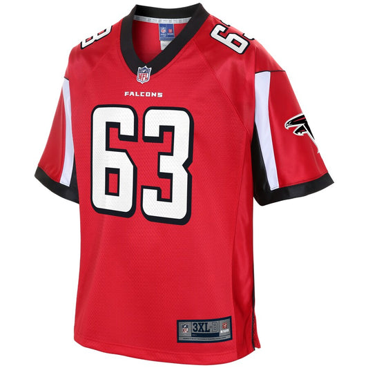Atlanta Falcons Chris Lindstrom Big Tall NFL jersey front view