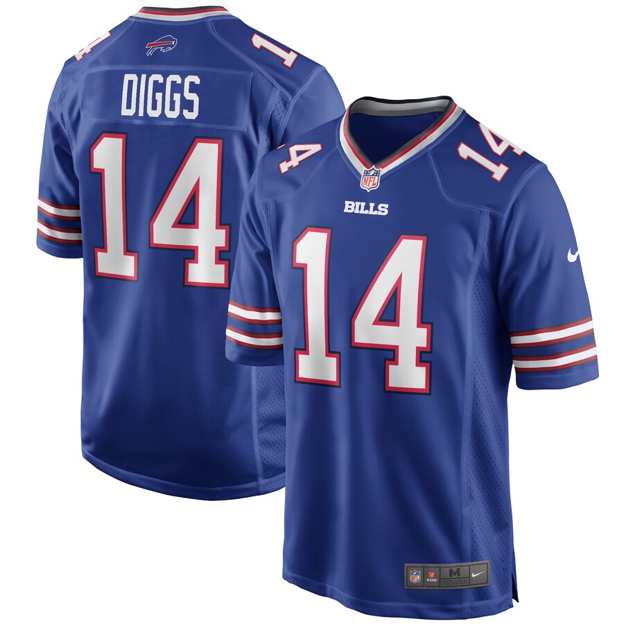 Buffalo Bills Stefon Diggs NFL jersey front view