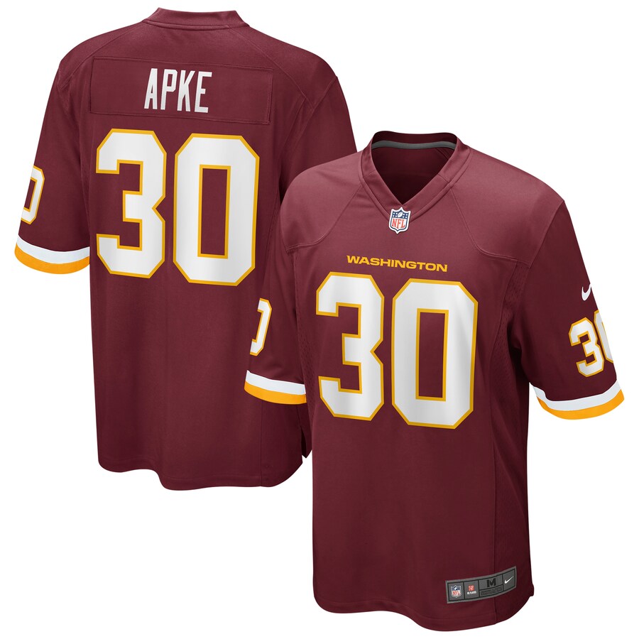 Washington Football Team Troy Apke NFL jersey front view