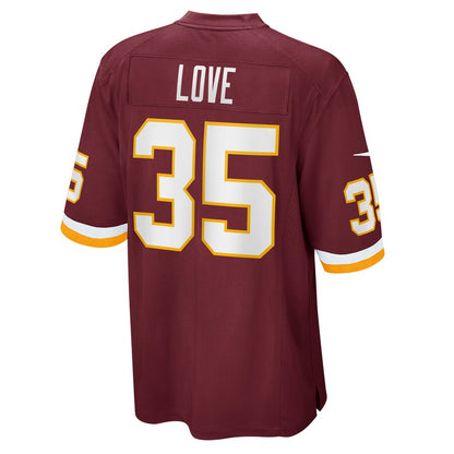 Washington Football Team Bryce Love NFL jersey front view