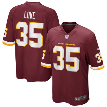 Washington Football Team Bryce Love NFL jersey front view