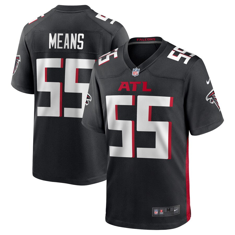 Atlanta Falcons Steven Means NFL jersey front view
