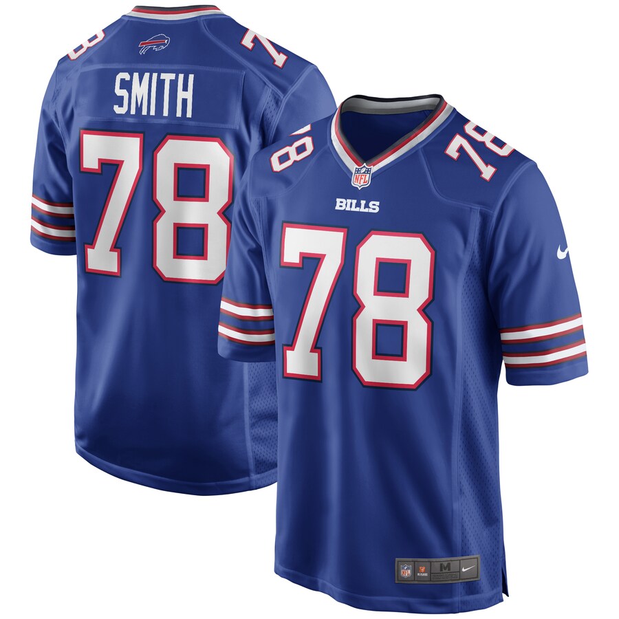 Buffalo Bills Bruce Smith NFL jersey front view