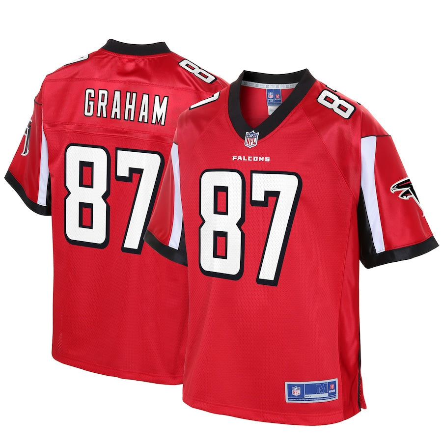 Atlanta Falcons Jaeden Graham Big Tall NFL jersey front view