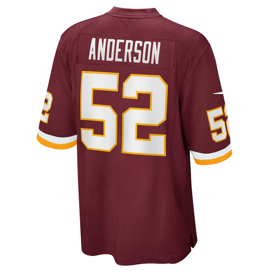 Washington Football Team Ryan Anderson NFL jersey front view