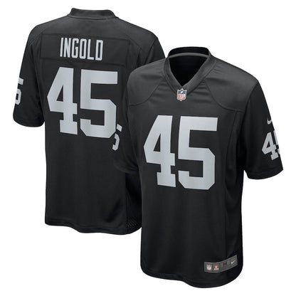 Las Vegas Raiders Alec Ingold NFL jersey front view
