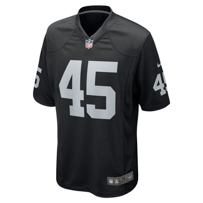 Las Vegas Raiders Alec Ingold NFL jersey front view