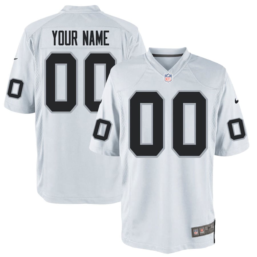 Las Vegas Raiders Customized NFL jersey front view