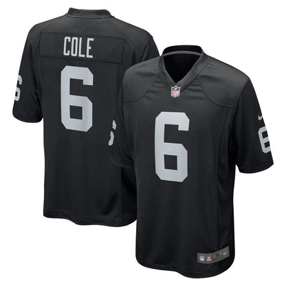 Las Vegas Raiders Aj Cole NFL jersey front view