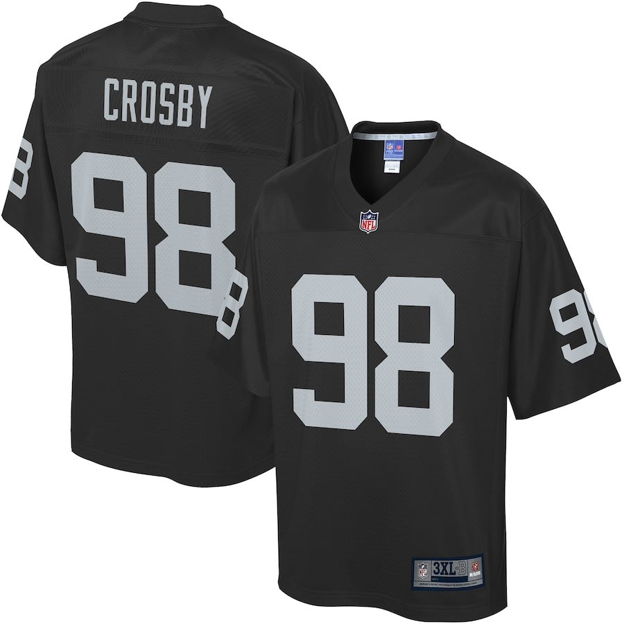 Las Vegas Raiders Maxx Crosby Big Tall NFL jersey front view